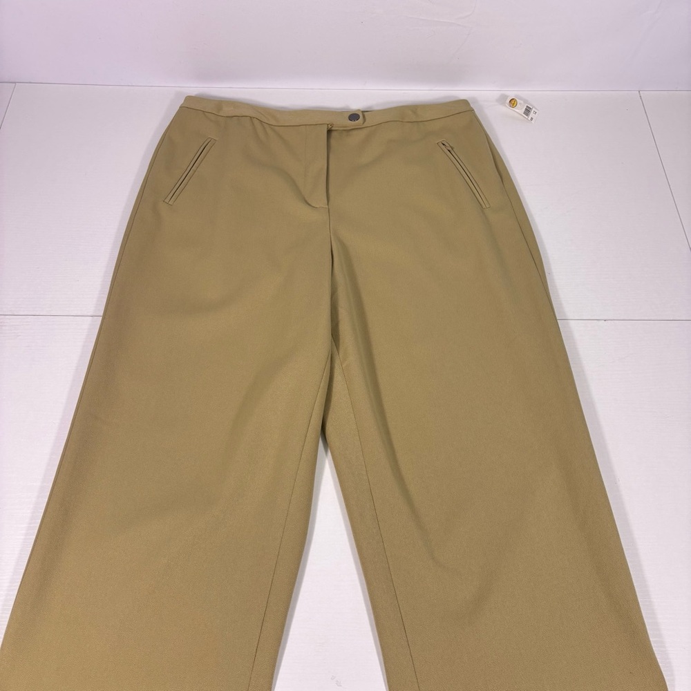 NWT Talbots Khaki Stretch Pants Size 12
